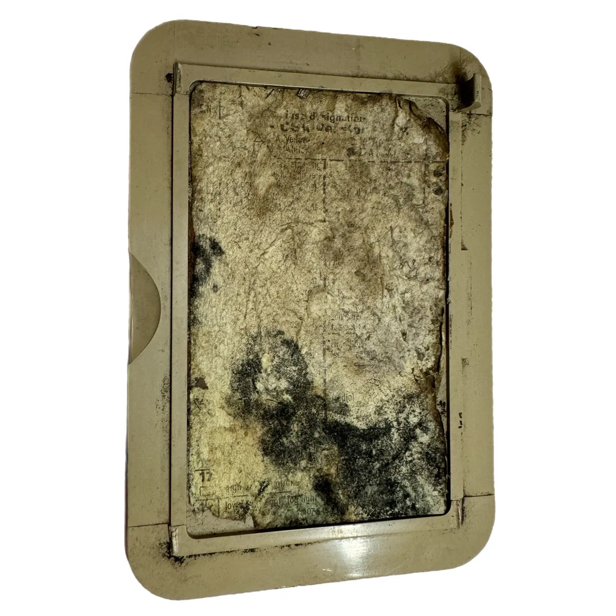 Mercedes-Benz R107 - Fuse Box Panel Cover Lid Black 1075450800