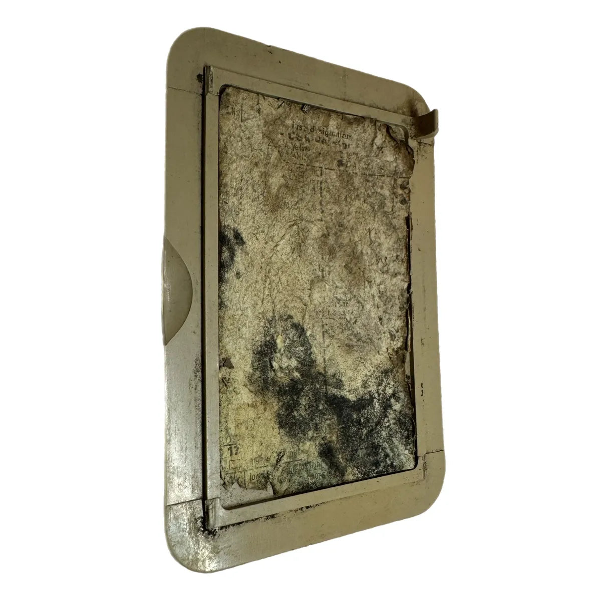 Mercedes-Benz R107 - Fuse Box Panel Cover Lid Black 1075450800