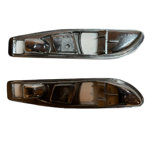MERCEDES-BENZ R107 450SL 380SL Interior Chrome Door Handle Trim Pair