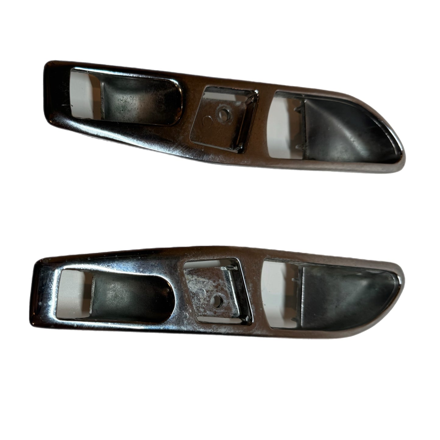 MERCEDES-BENZ R107 450SL 380SL Interior Chrome Door Handle Trim Pair