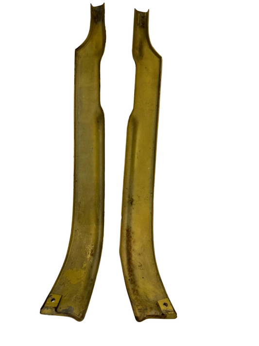 73-80 Mercedes 450SL R107 Front Right left Passenger Headlight Lamp Trim OEM AK250623 pair