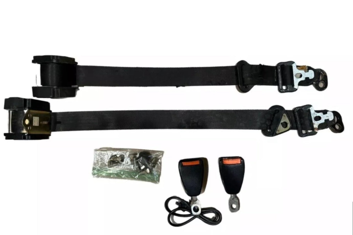 Mercedes R107 380SL Front Left Right Seat Belt Set 1078603269 LM28